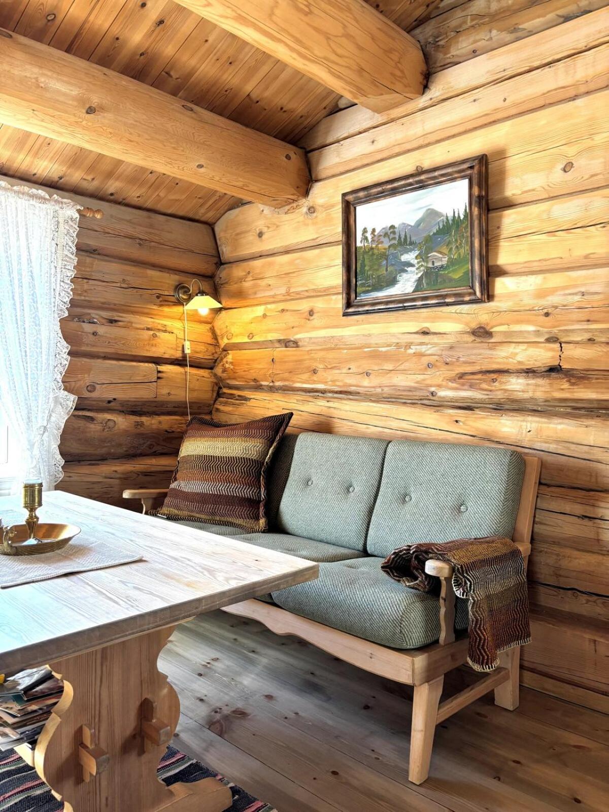 Stallen - Koselig Lite Hus Pa Gardstun Skjak Exterior photo